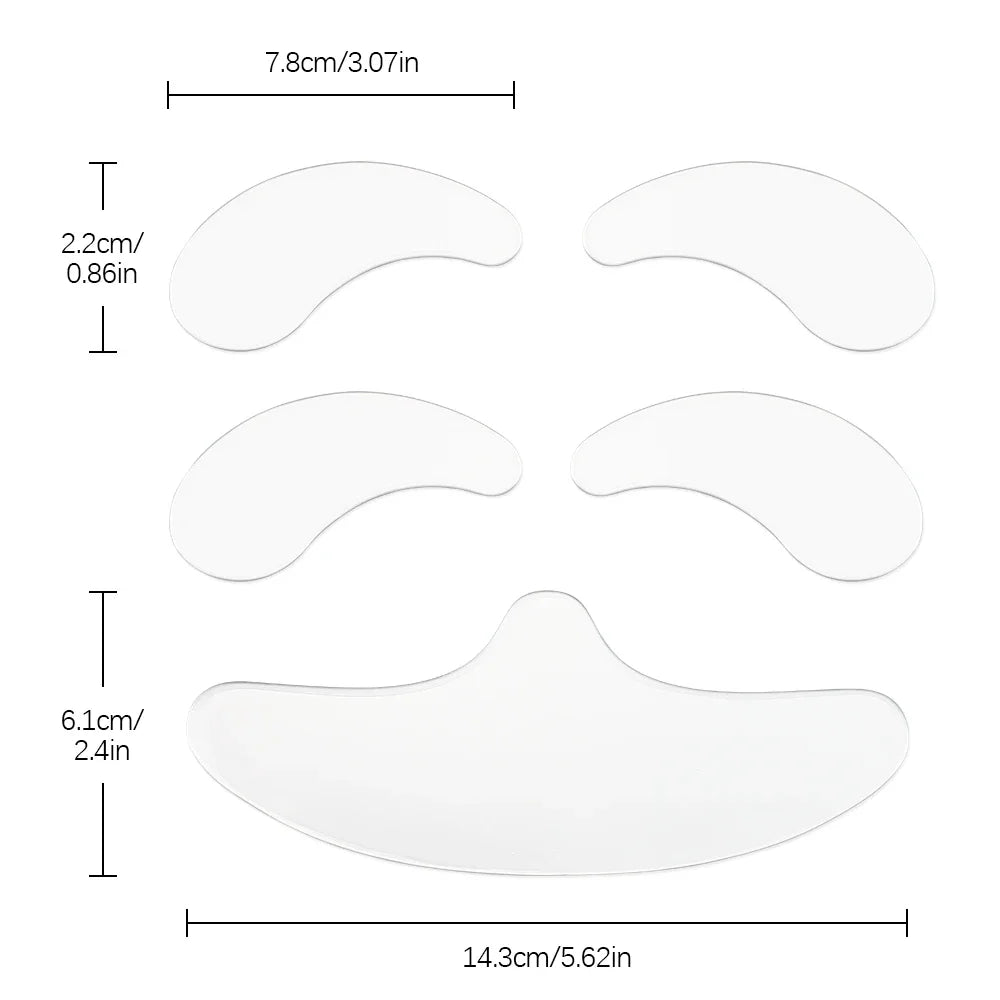 5Pcs Reusable Silicone Patches