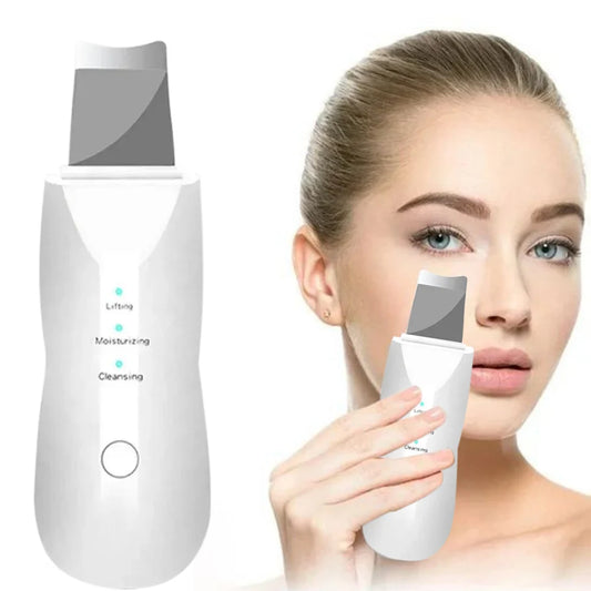 Ultrasonic Skin Scraper Pore Cleaning