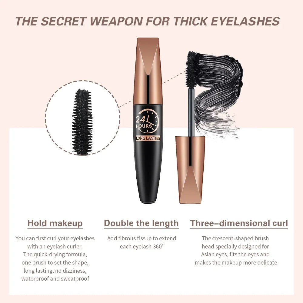 5D Waterproof Mascara Lengthens Eyelashes Extension